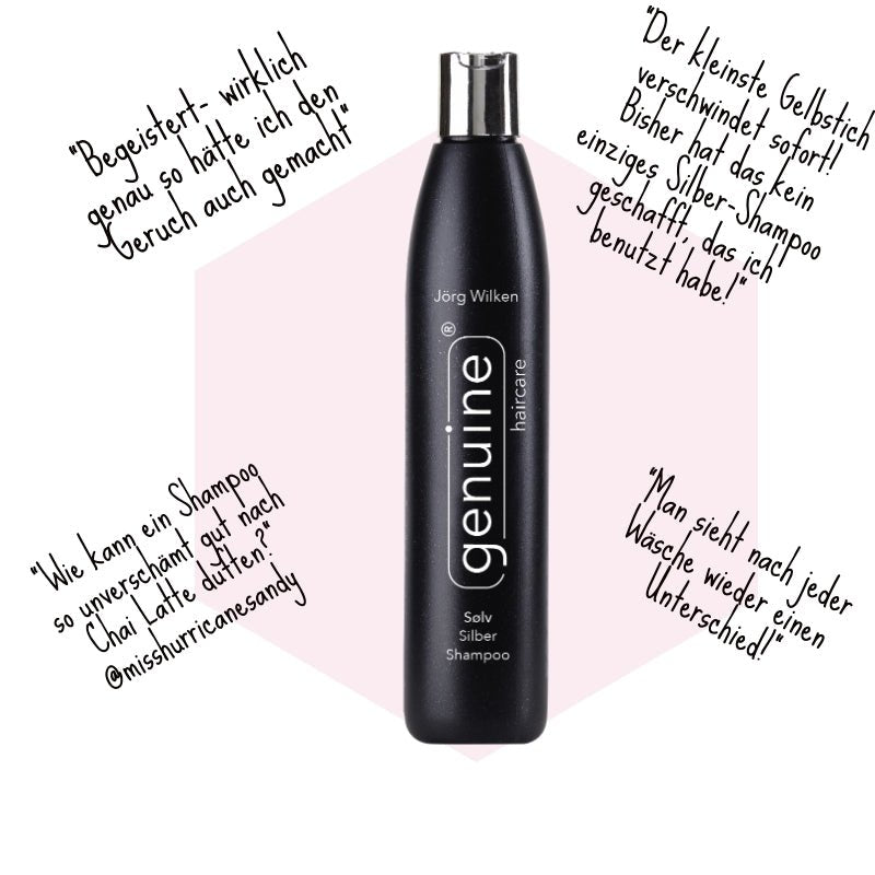 Wunder wie es nur ein Silbershampoo vollbringen kann! - genuine haircare