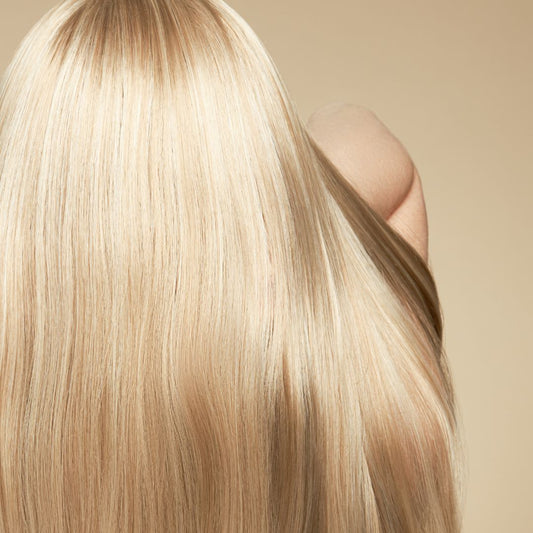 coloriertes haar.
